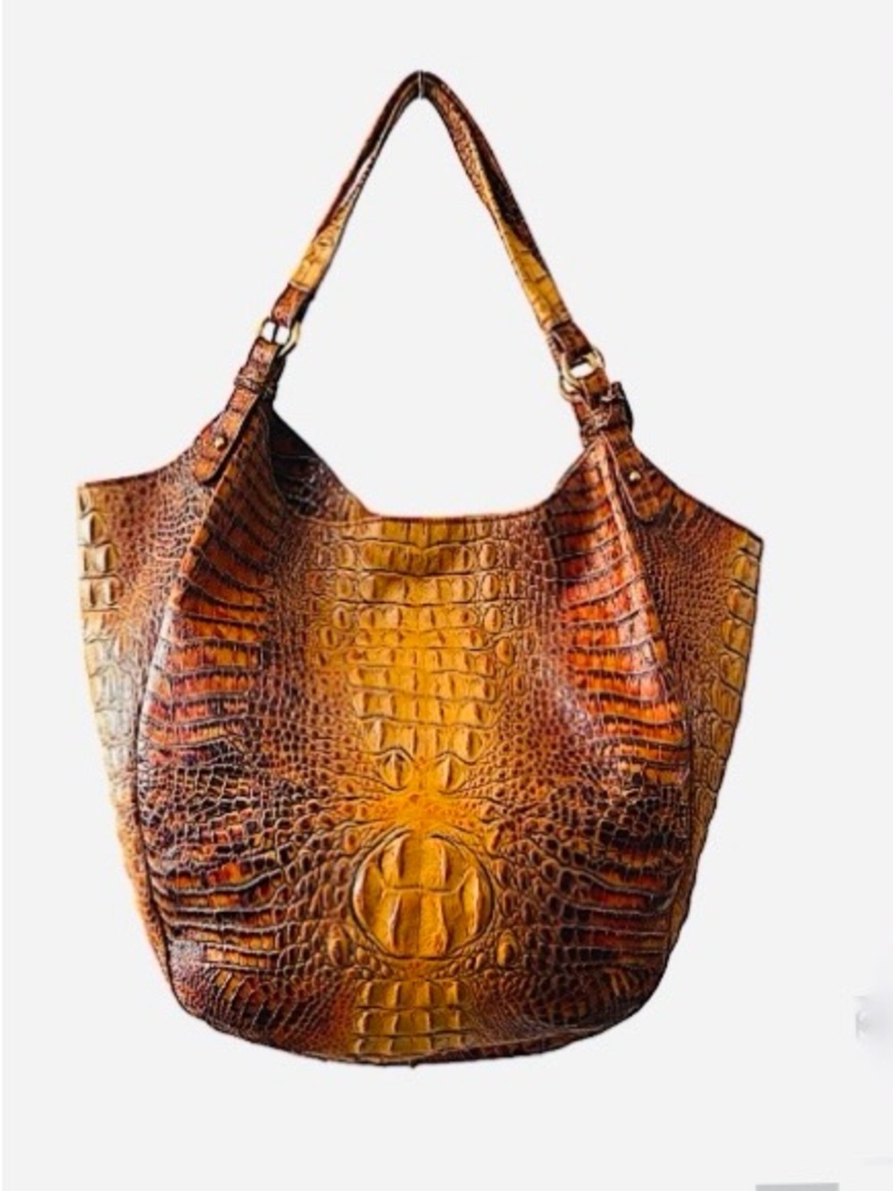 Brahmin Belks Exclusive Leather Big Shoulder Tote